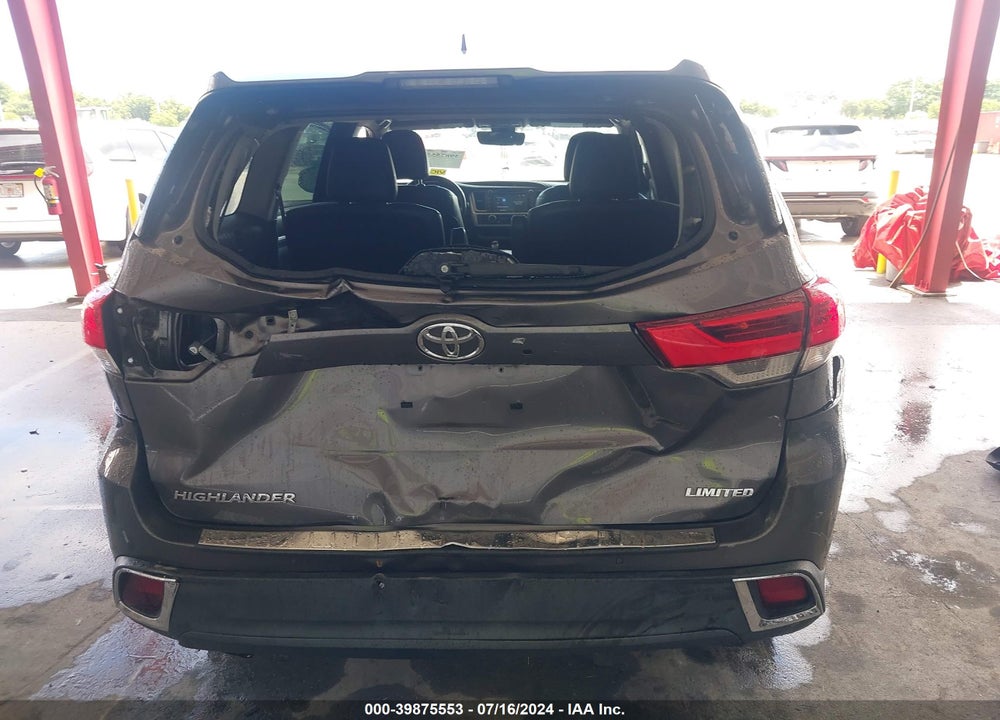 2017 TOYOTA HIGHLANDER LIMITED VIN: 5TDYZRFH6HS191264