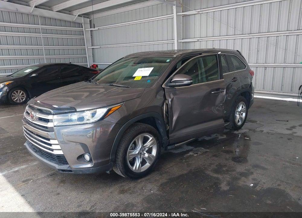 2017 TOYOTA HIGHLANDER LIMITED VIN: 5TDYZRFH6HS191264