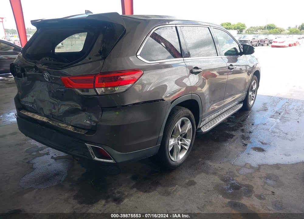 2017 TOYOTA HIGHLANDER LIMITED VIN: 5TDYZRFH6HS191264