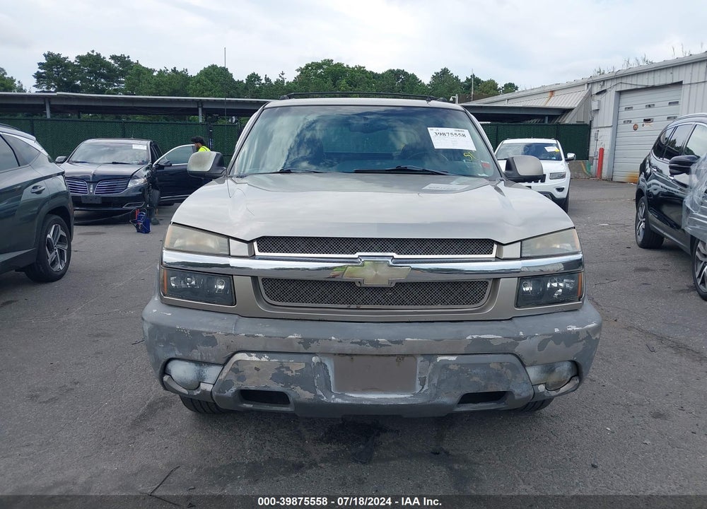 2002 CHEVROLET AVALANCHE 1500 VIN: 3GNEK13T32G222680