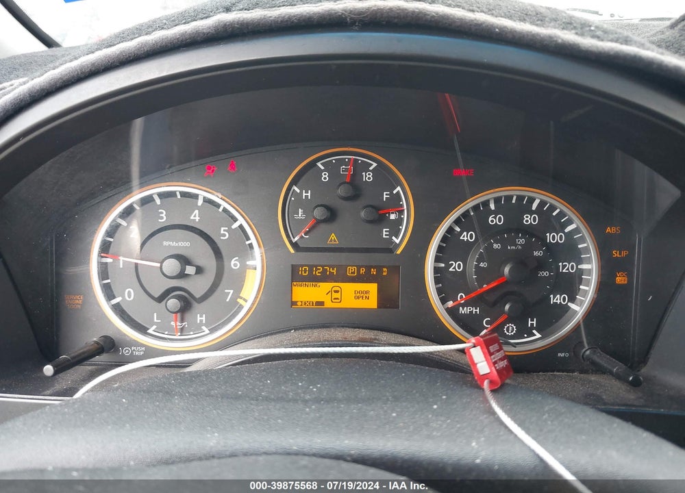 2010 NISSAN TITAN SE VIN: 1N6BA0ED4AN320649