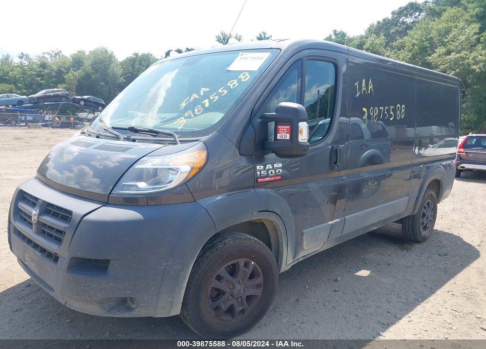 2017 RAM PROMASTER 1500 LOW ROOF 136 WB VIN: 3C6TRVAGXHE549940