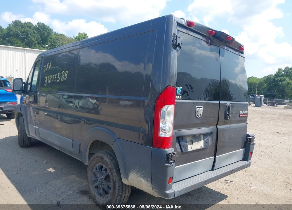 2017 RAM PROMASTER 1500 LOW ROOF 136 WB VIN: 3C6TRVAGXHE549940