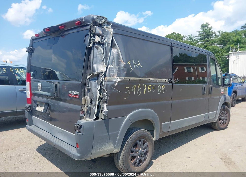 2017 RAM PROMASTER 1500 LOW ROOF 136 WB VIN: 3C6TRVAGXHE549940