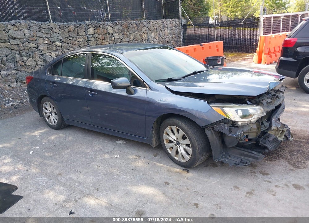 2016 SUBARU LEGACY 2.5I PREMIUM VIN: 4S3BNBC67G3063787