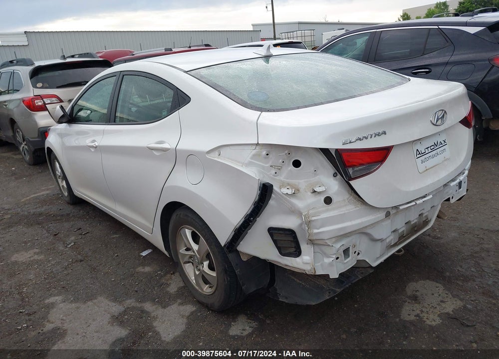 2015 HYUNDAI ELANTRA SE VIN: 5NPDH4AEXFH548837
