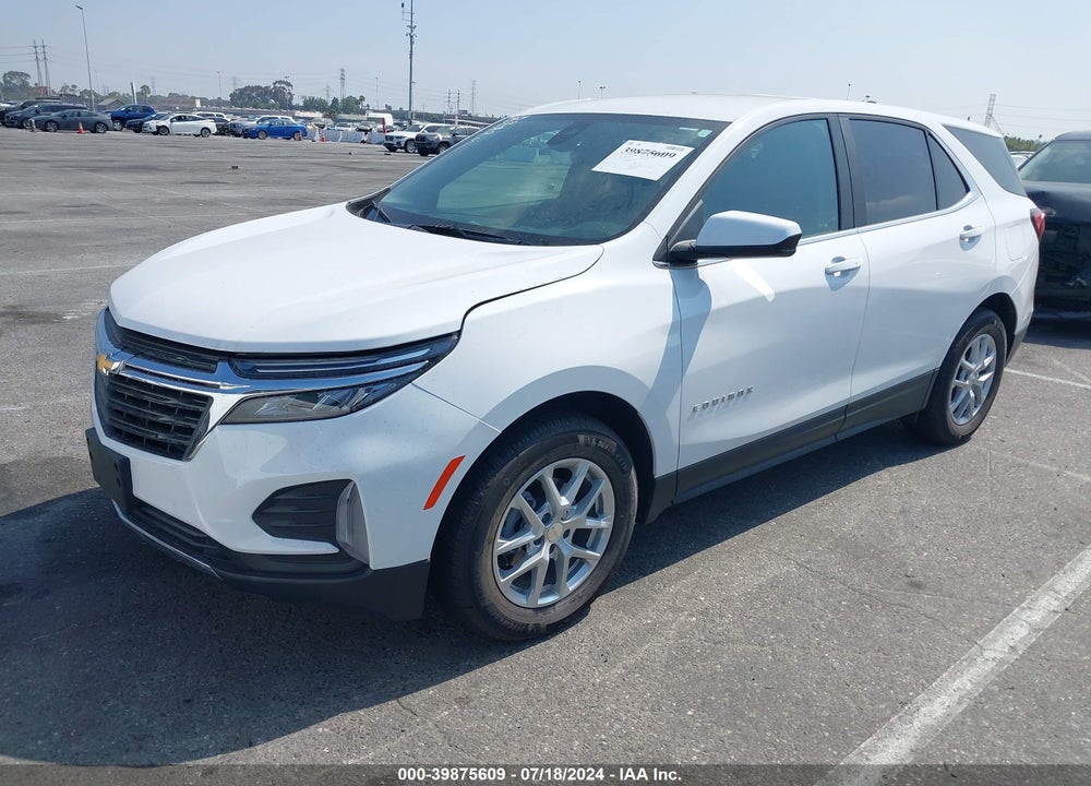 2022 CHEVROLET EQUINOX FWD LT VIN: 3GNAXKEV6NL293582