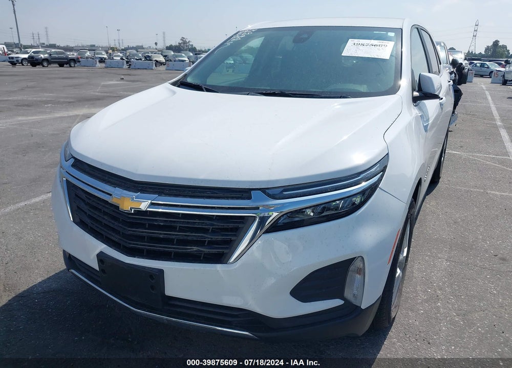 2022 CHEVROLET EQUINOX FWD LT VIN: 3GNAXKEV6NL293582