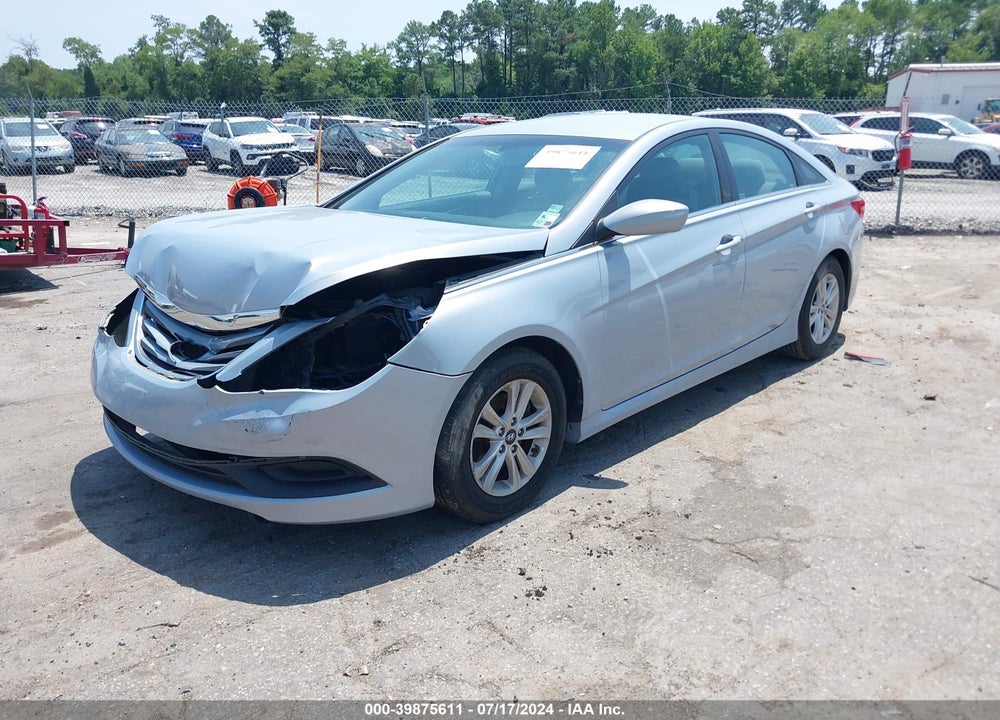 2014 HYUNDAI SONATA GLS VIN: 5NPEB4AC4EH884972