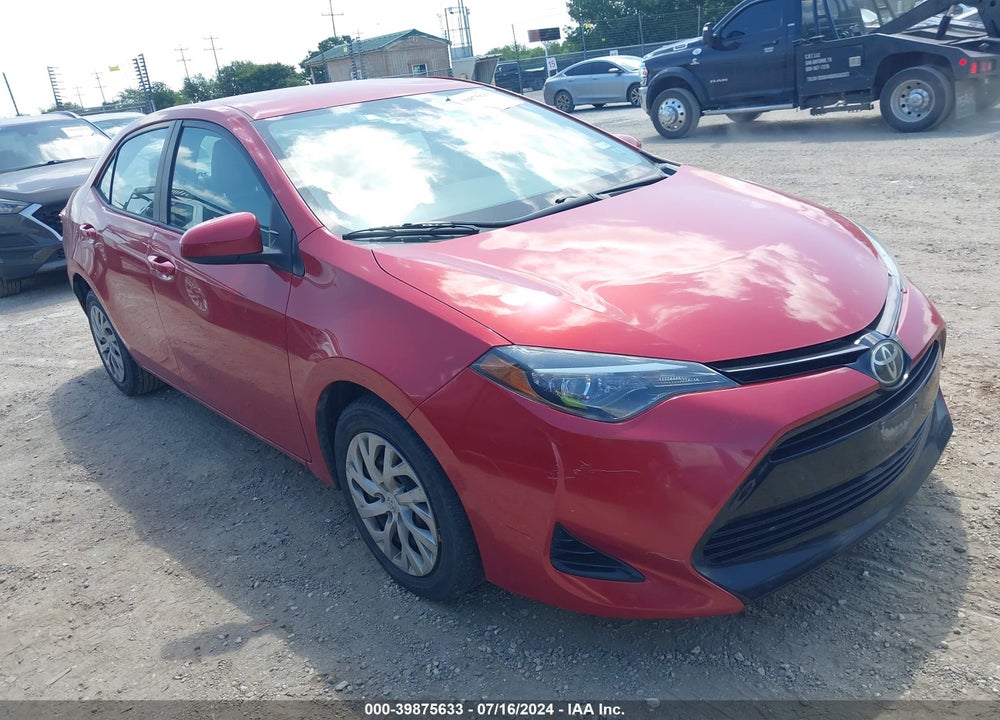 2018 TOYOTA COROLLA LE VIN: 2T1BURHE6JC006457