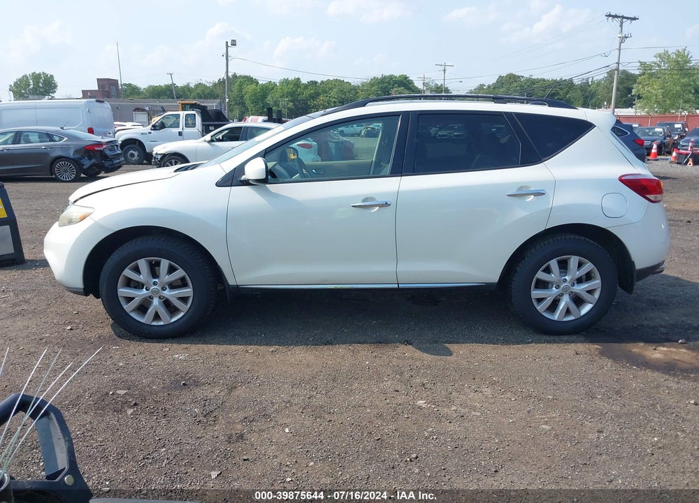 2011 NISSAN MURANO SL VIN: JN8AZ1MW8BW153258
