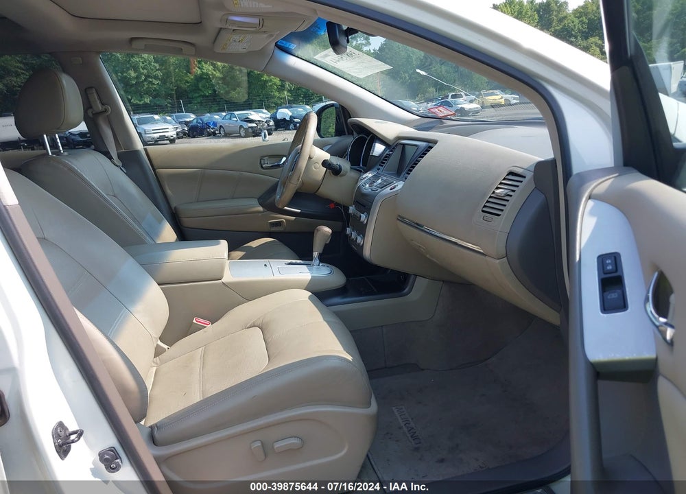 2011 NISSAN MURANO SL VIN: JN8AZ1MW8BW153258