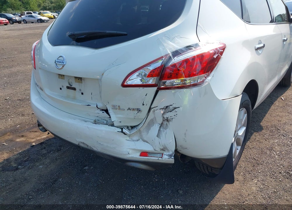 2011 NISSAN MURANO SL VIN: JN8AZ1MW8BW153258