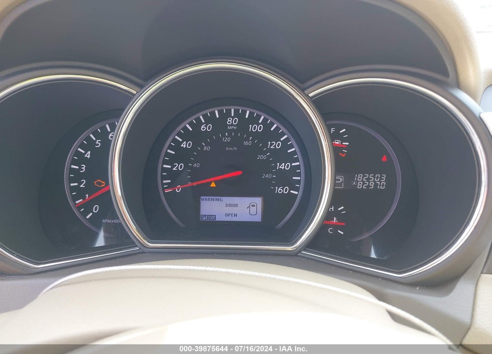 2011 NISSAN MURANO SL VIN: JN8AZ1MW8BW153258