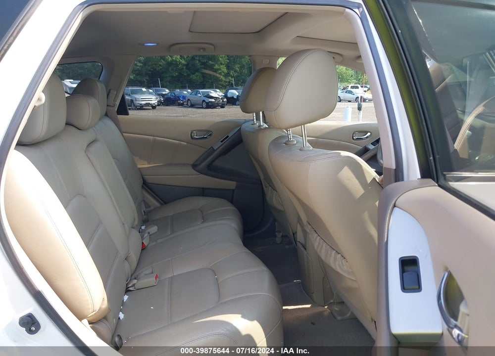 2011 NISSAN MURANO SL VIN: JN8AZ1MW8BW153258