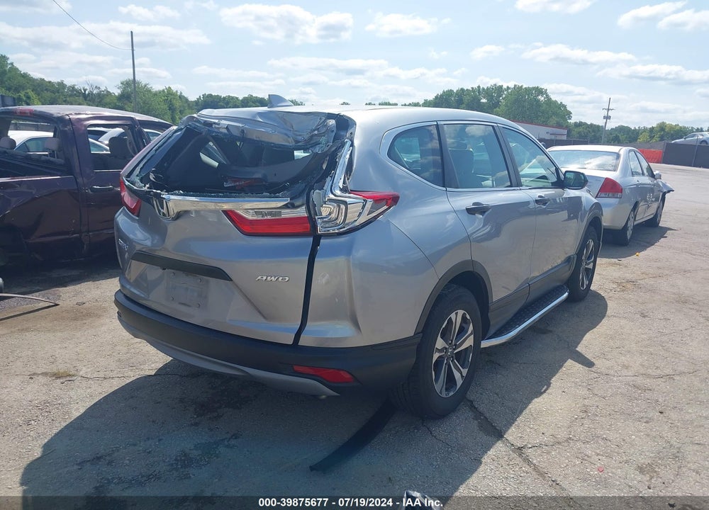 2017 HONDA CR-V LX VIN: 5J6RW6H39HL007640