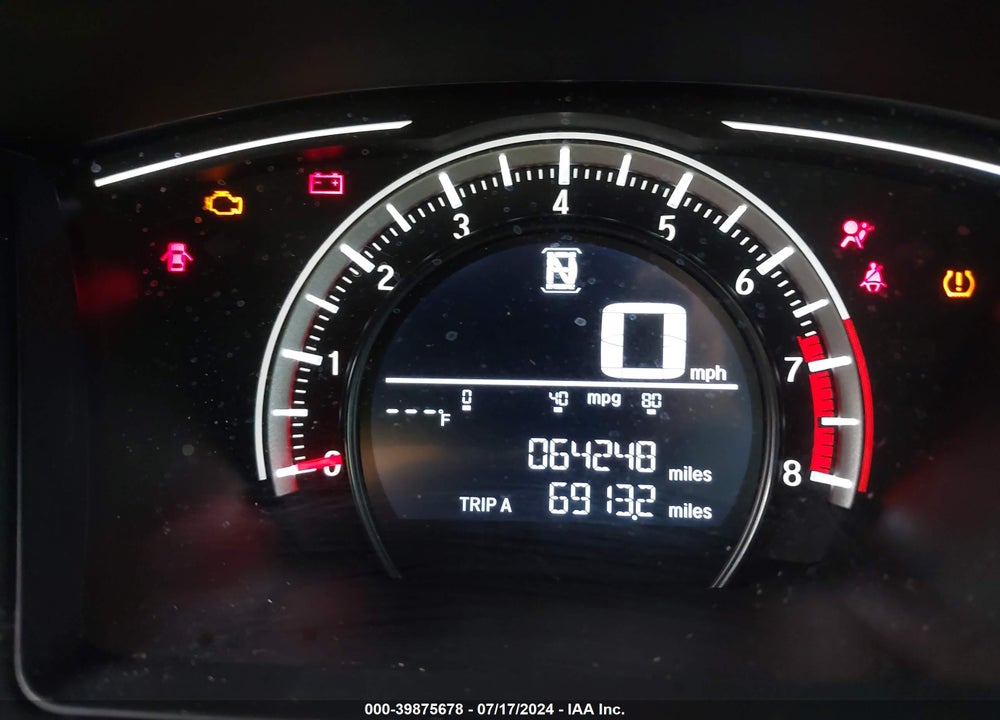 2017 HONDA CIVIC LX VIN: 19XFC2F59HE055047