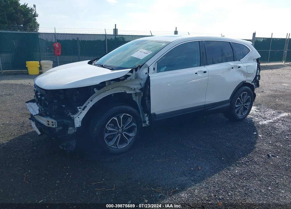 2022 HONDA CR-V AWD EX-L VIN: 2HKRW2H80NH620305