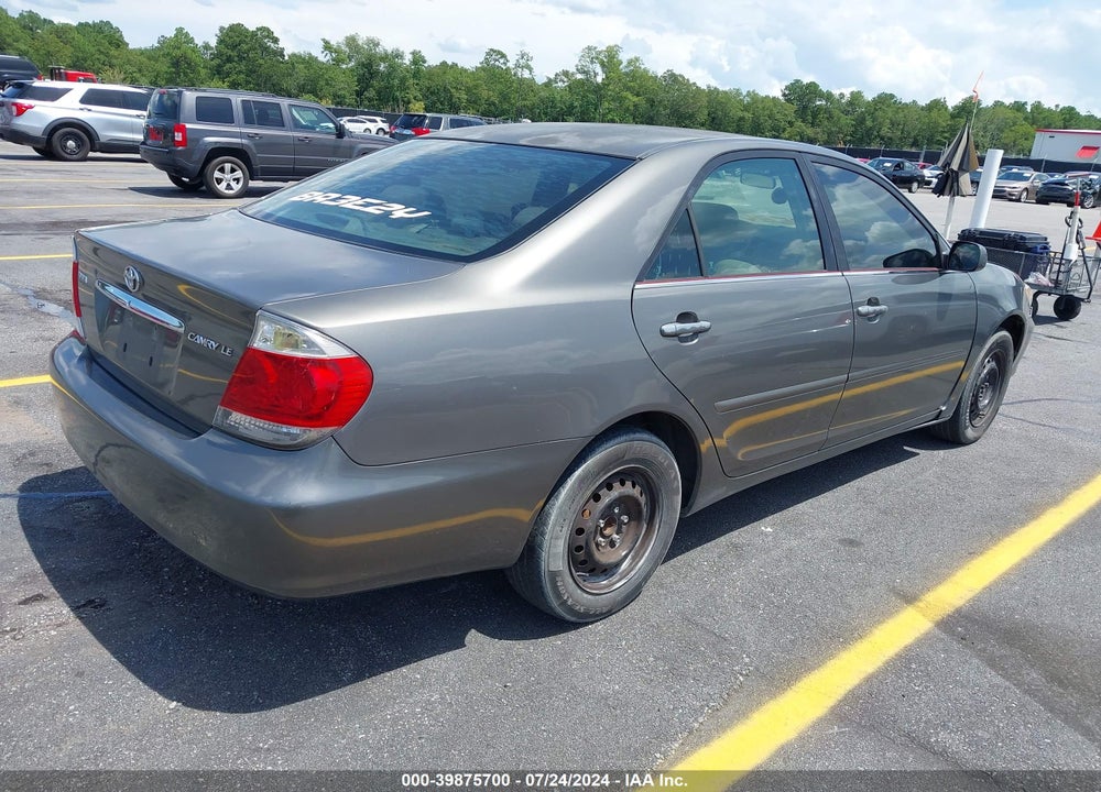2006 TOYOTA CAMRY LE VIN: 4T1BE32K26U689000