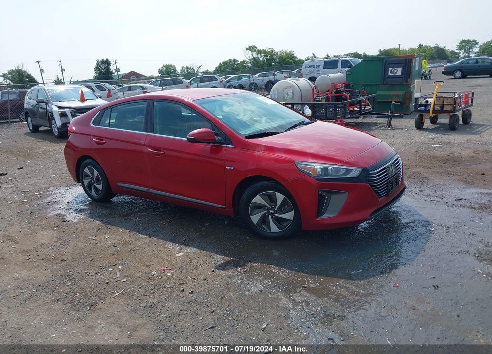 2019 HYUNDAI IONIQ HYBRID SEL VIN: KMHC75LC2KU105657