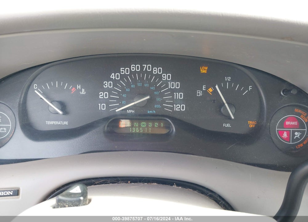 1999 BUICK CENTURY VIN: 2G4WS52M6X1539640