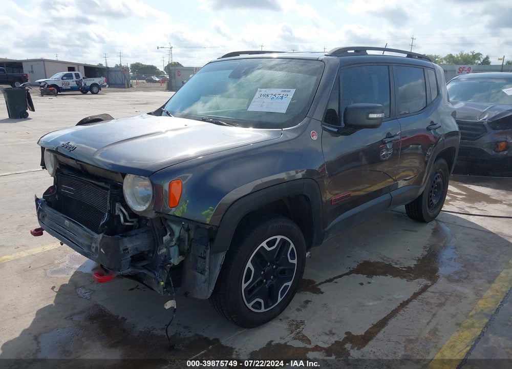 2016 JEEP RENEGADE TRAILHAWK VIN: ZACCJBCT0GPD85866