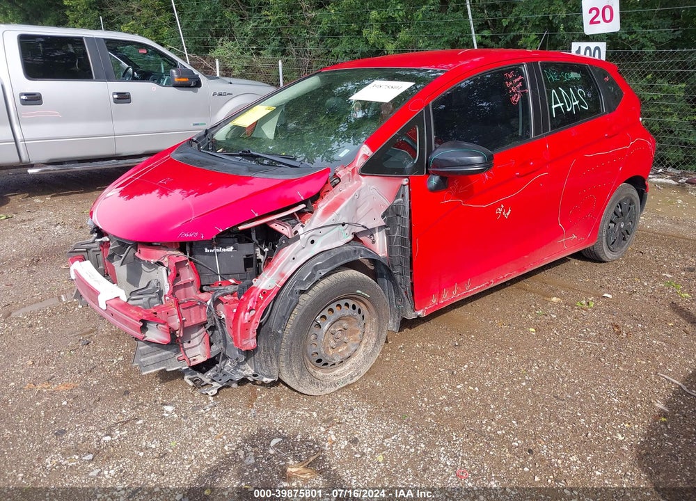 2017 HONDA FIT LX VIN: JHMGK5H56HS022542