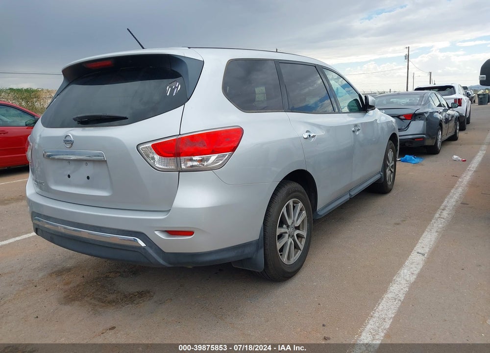 2013 NISSAN PATHFINDER S VIN: 5N1AR2MN4DC622001