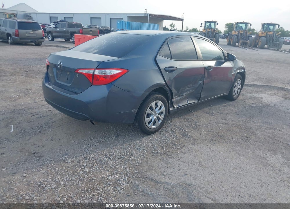 2014 TOYOTA COROLLA L VIN: 5YFBURHE9EP141728
