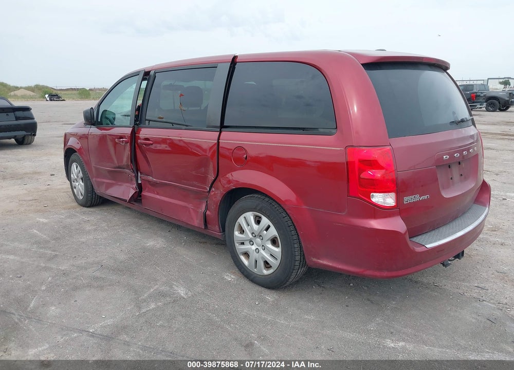 2014 DODGE GRAND CARAVAN SE VIN: 2C4RDGBG8ER260366