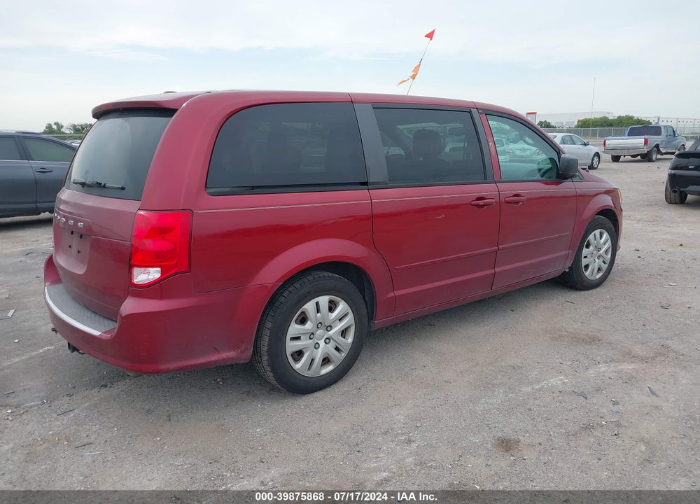 2014 DODGE GRAND CARAVAN SE VIN: 2C4RDGBG8ER260366
