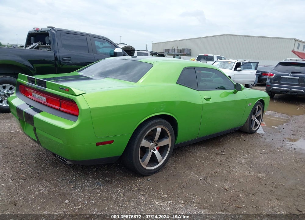 2011 DODGE CHALLENGER SRT8 VIN: 2B3CJ7DJ7BH601296