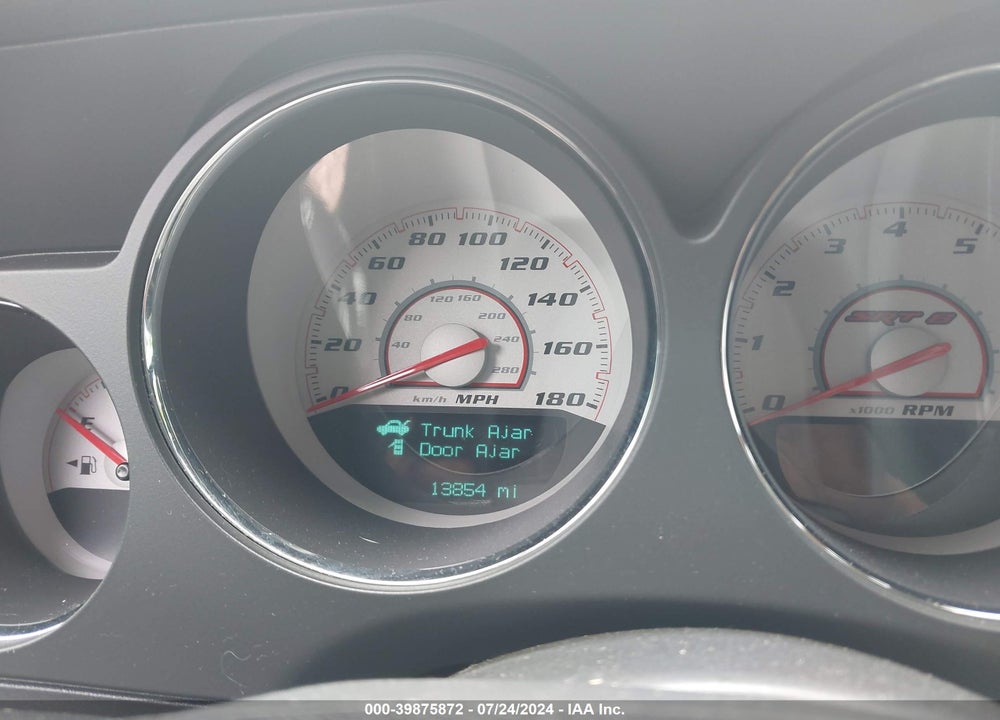 2011 DODGE CHALLENGER SRT8 VIN: 2B3CJ7DJ7BH601296