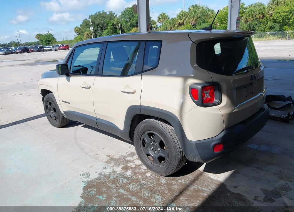 2016 JEEP RENEGADE SPORT VIN: ZACCJAAT5GPD30164