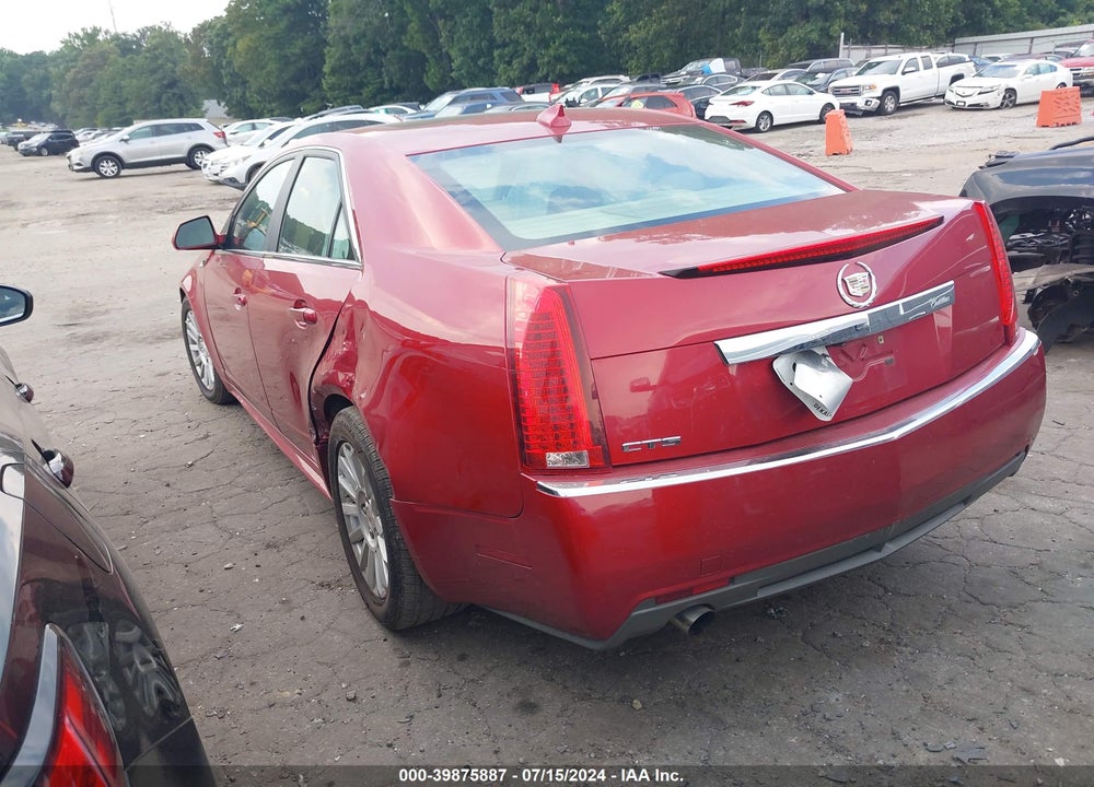 2012 CADILLAC CTS LUXURY VIN: 1G6DE5E50C0115578