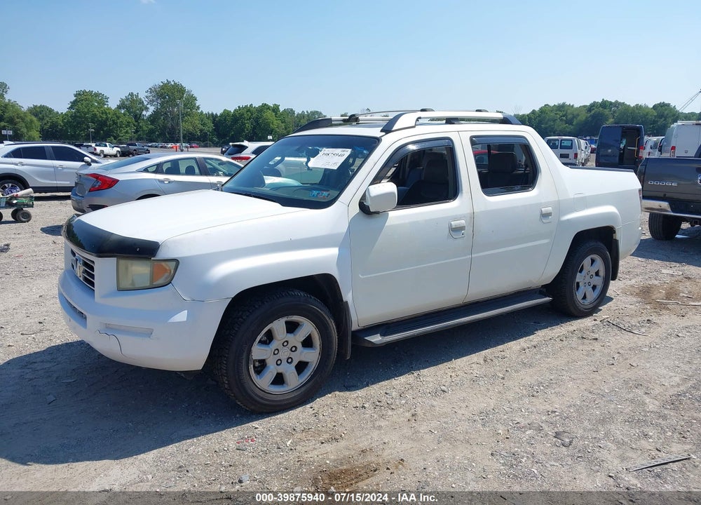 2006 HONDA RIDGELINE RTL VIN: 2HJYK165X6H544382