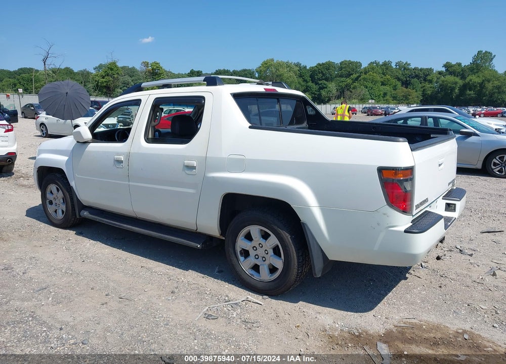 2006 HONDA RIDGELINE RTL VIN: 2HJYK165X6H544382