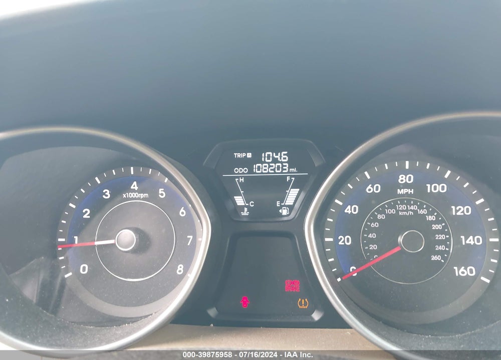 2012 HYUNDAI ELANTRA GLS VIN: 5NPDH4AE4CH102517