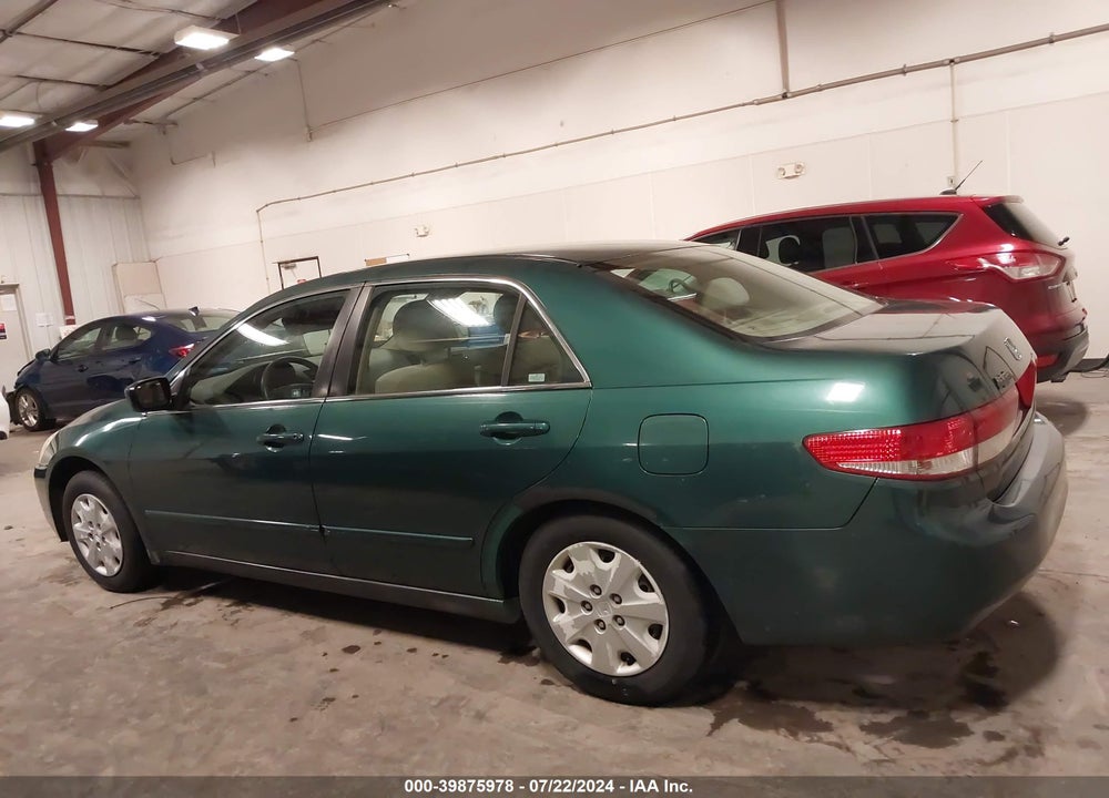 2003 HONDA ACCORD 2.4 LX VIN: 3HGCM56373G700695