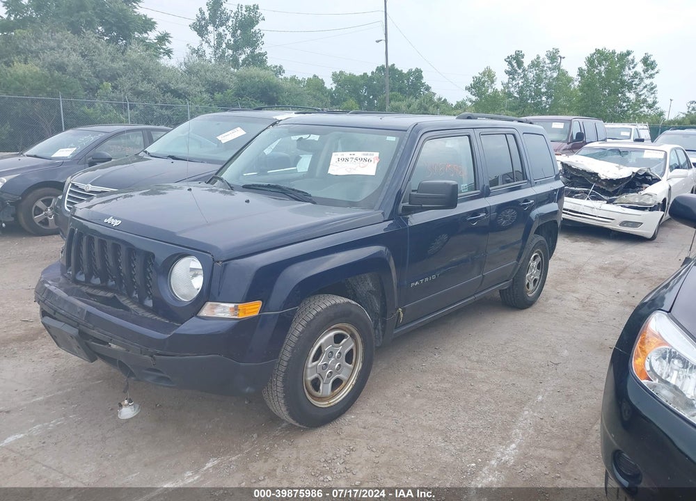 2016 JEEP PATRIOT SPORT VIN: 1C4NJRBB0GD632151