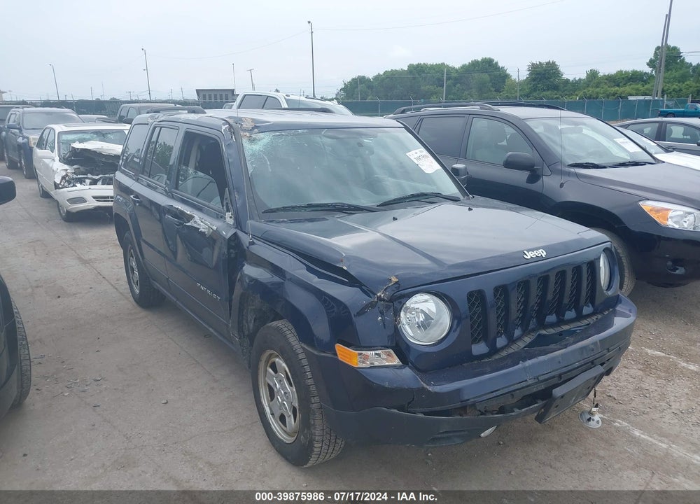 2016 JEEP PATRIOT SPORT VIN: 1C4NJRBB0GD632151