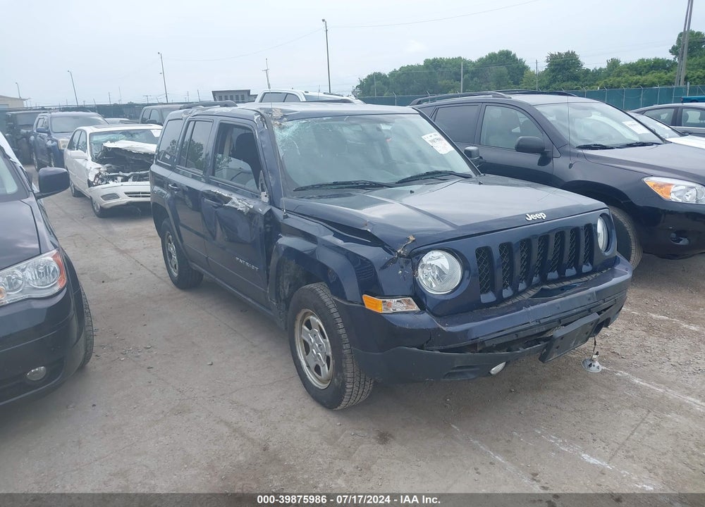 2016 JEEP PATRIOT SPORT VIN: 1C4NJRBB0GD632151