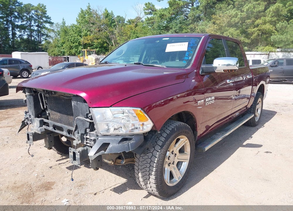 2017 RAM 1500 LONE STAR SILVER 4X4 5'7 BOX VIN: 1C6RR7LTXHS819245