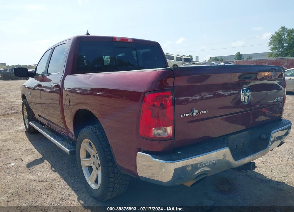 2017 RAM 1500 LONE STAR SILVER 4X4 5'7 BOX VIN: 1C6RR7LTXHS819245