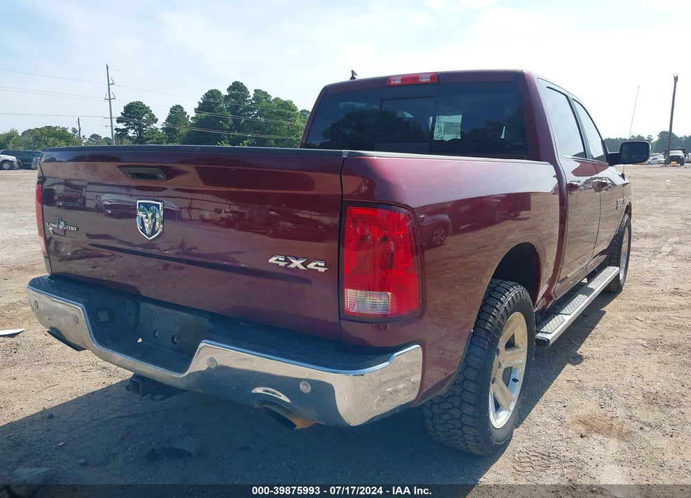 2017 RAM 1500 LONE STAR SILVER 4X4 5'7 BOX VIN: 1C6RR7LTXHS819245
