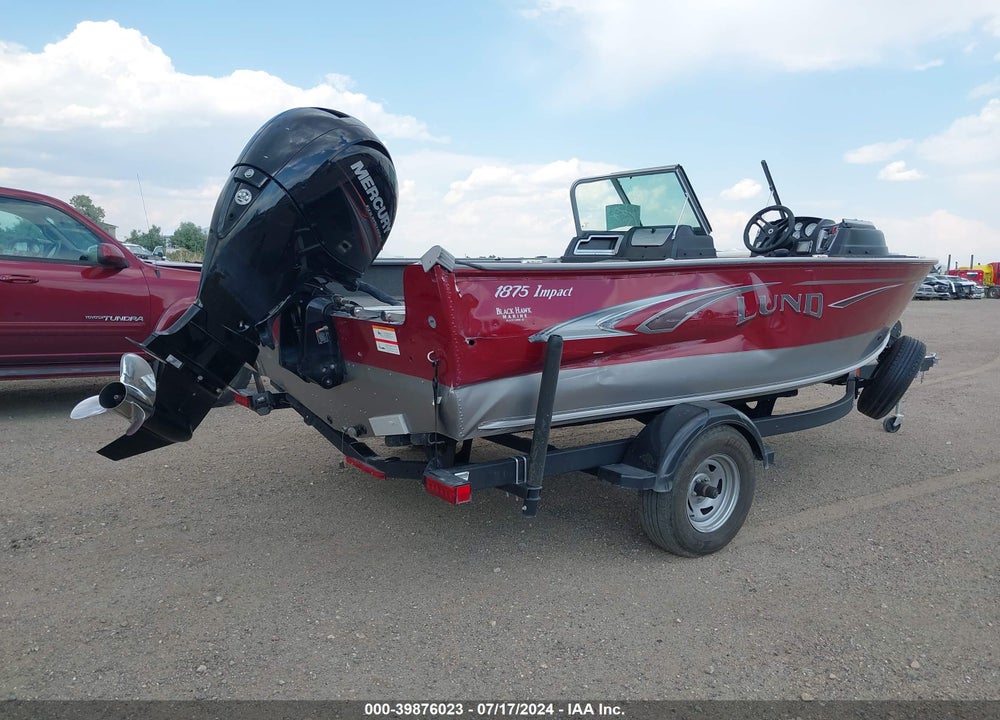 2019 LUND OTHER VIN: LBBHX275K819