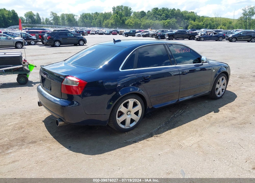 2005 AUDI S4 4.2 VIN: WAUPL68E45A097999