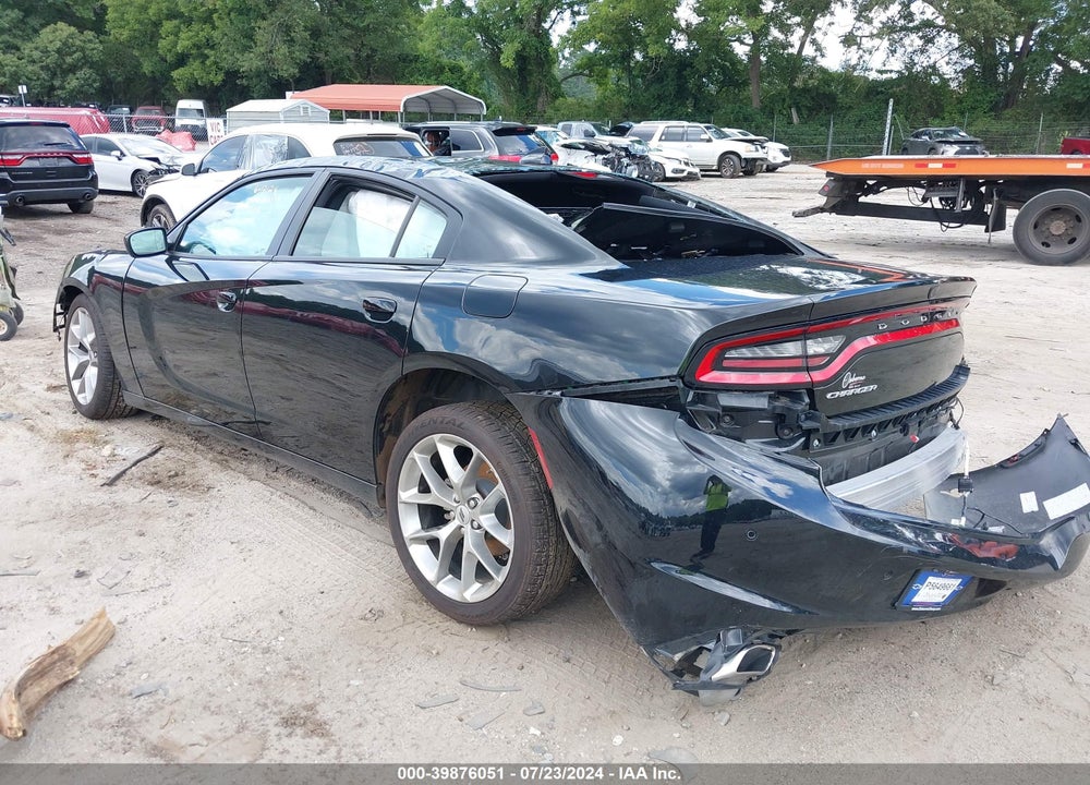 2022 DODGE CHARGER SXT RWD VIN: 2C3CDXBG6NH264481