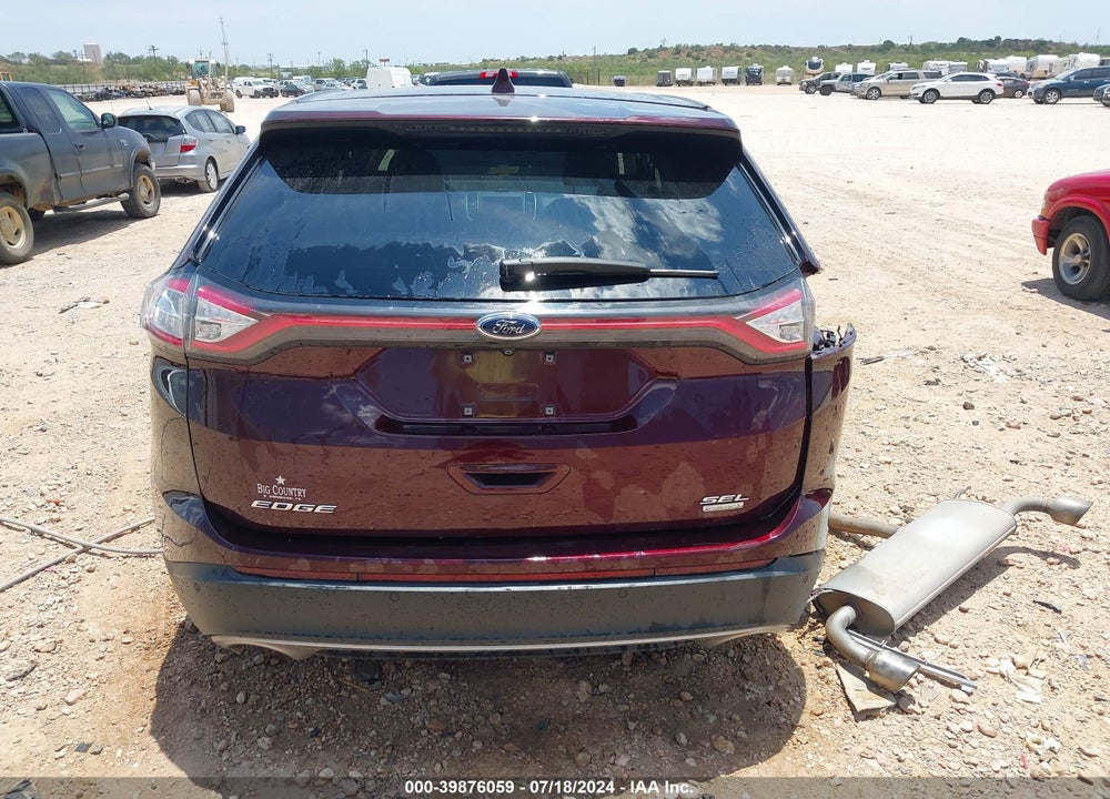 2018 FORD EDGE SEL VIN: 2FMPK3J9XJBC26677