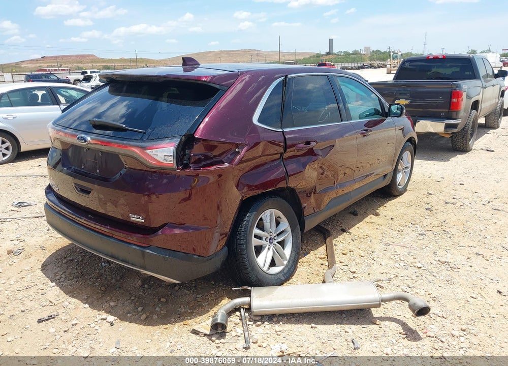 2018 FORD EDGE SEL VIN: 2FMPK3J9XJBC26677